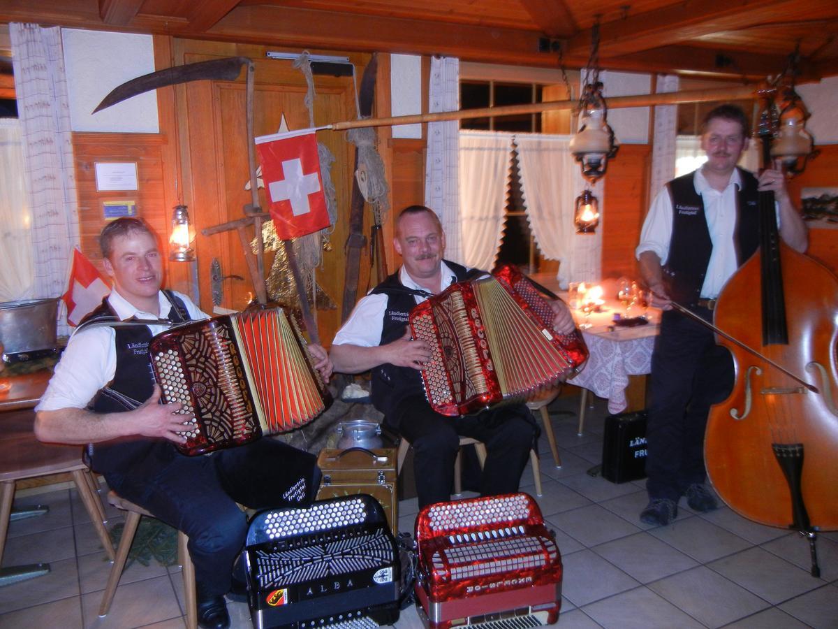 Restaurant Hotel Schermtanne Adelboden Extérieur photo